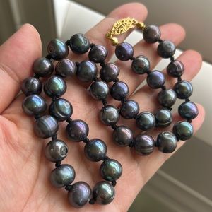 🖤9-11mm Pearl beaded necklace